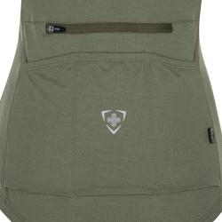 Kilpi MEARIL-W khaki dámský cyklistický dres