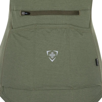 Kilpi MEARIL-W khaki dámský cyklistický dres