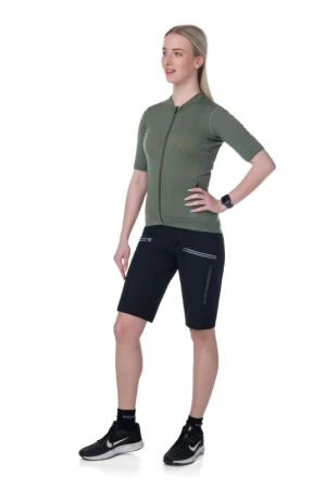 Kilpi MEARIL-W khaki dámský cyklistický dres