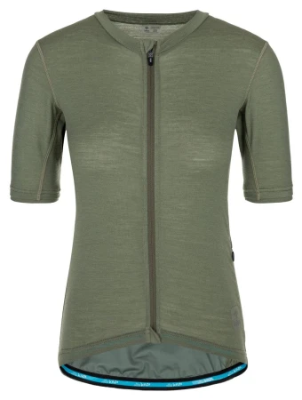 Kilpi MEARIL-W khaki dámský cyklistický dres