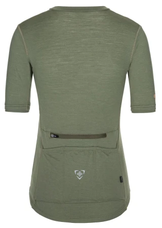 Kilpi MEARIL-W khaki dámský cyklistický dres