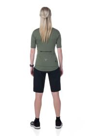 Kilpi MEARIL-W khaki dámský cyklistický dres