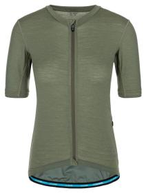 Kilpi MEARIL-W khaki dámský cyklistický dres