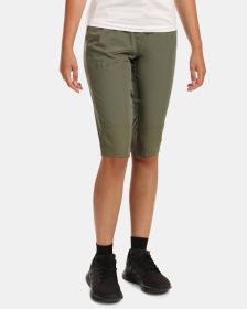 Kilpi MEEDIN-W khaki dámské outdoorové 3/4 kalhoty