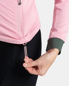 KILPI MEMPHIS-W Svetloružová dámska mikina