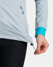 KILPI MEMPHIS-W Svetlo sivá dámska mikina