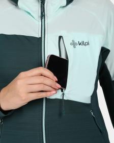 KILPI MEMPHIS-W Tmavě zelená dámská funkční mikina