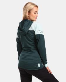 KILPI MEMPHIS-W Tmavě zelená dámská strečová mikina