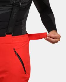 KILPI METHONE-M Červené pánské lyžařské kalhoty