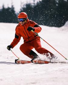 KILPI METHONE-M Červené pánske lyžiarske nohavice