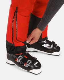 KILPI METHONE-M Červené pánske lyžiarske nohavice