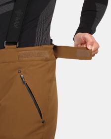 KILPI METHONE-M Hnědé pánské lyžařské kalhoty