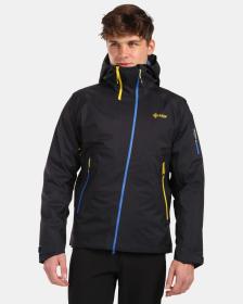 KILPI METRIX-M Černá pánská nepromokavá outdoorová bunda