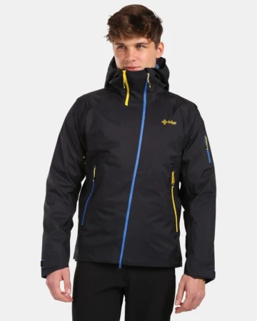 KILPI METRIX-M Černá pánská nepromokavá outdoorová bunda KILPI METRIX-M Černá pánská nepromokavá outdoorová bunda