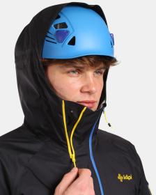 KILPI METRIX-M Čierna pánska nepremokavá outdoorová bunda