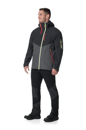 KILPI METRIX-M Černá pánská outdoorová bunda