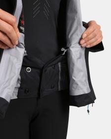 KILPI METRIX-W Čierna dámska nepremokavá bunda