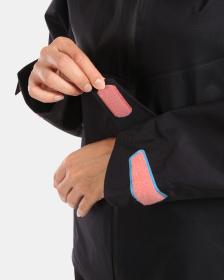 KILPI METRIX-W Čierna dámska nepremokavá bunda