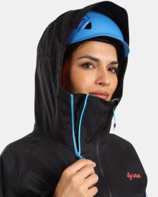 KILPI METRIX-W Čierna dámska nepremokavá bunda