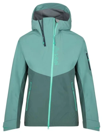 KILPI METRIX-W Tmavě zelená dámská outdoorová bunda KILPI METRIX-W Tmavě zelená dámská outdoorová bunda