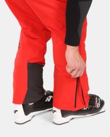 KILPI MIMAS-M Červené pánské lyžařské kalhoty