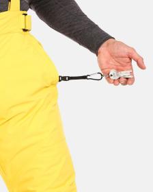 KILPI MIMAS-M Žluté pánské lyžařské kalhoty