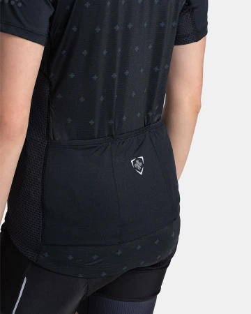 KILPI MOATE-W Černý dámský cyklistický dres