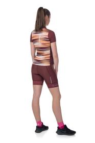 Kilpi MOATE-W tmavě červený dámský cyklistický dres
