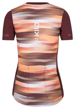 Kilpi MOATE-W tmavě červený dámský cyklistický dres