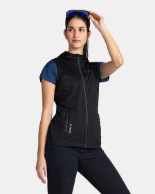 KILPI MONILEA-W Černá dámská softshellová vesta KILPI MONILEA-W Černá dámská softshellová vesta