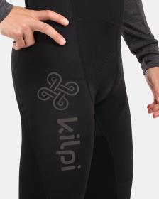 KILPI MOVI-M Čierne pánske cyklistické nohavice
