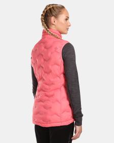 KILPI NAI-W Růžová dámská zateplená vesta