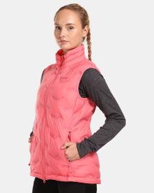 KILPI NAI-W Růžová dámská zateplená vesta