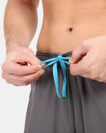KILPI NANTES-M Tmavě šedé pánské fitness šortky