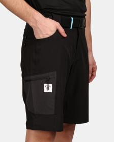 KILPI NAVIA-M Černé pánské šortky