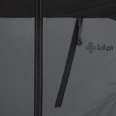 Kilpi NEATRIL-M tmavě šedá pánská softshellová bunda