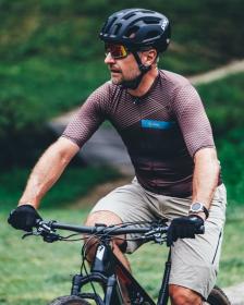 Kilpi NERITO-M tmavo červený pánsky cyklistický dres