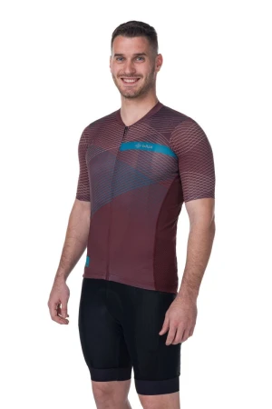 Kilpi NERITO-M tmavě červený pánský cyklistický dres