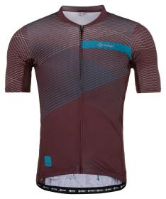 Kilpi NERITO-M tmavo červený pánsky cyklistický dres Kilpi NERITO-M tmavo červený pánsky cyklistický dres