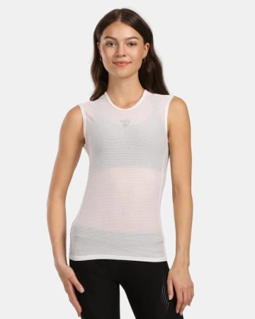 KILPI NETTY-U Bílé unisex sportovní tílko