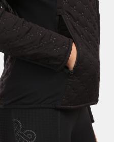 KILPI NEVIA-W Černá dámská zateplená fleecová mikina