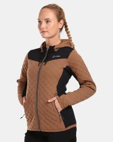 KILPI NEVIA-W Hnědá dámská mikina