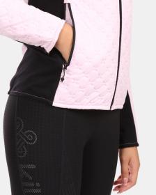 KILPI NEVIA-W Světle růžová dámská zateplená fleecová mikina