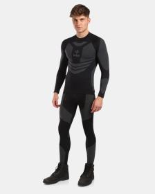 KILPI NIEL-M Černé pánské termo kalhoty