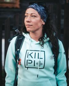 KILPI NIKY-W Mentolová dámská mikina