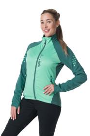 KILPI NORDIM-W Tmavě zelená dámská běžecká bunda