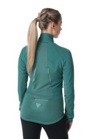 KILPI NORDIM-W Tmavě zelená dámská běžecká bunda