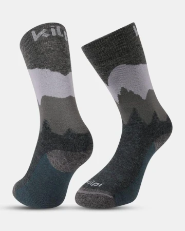 KILPI NORS-U Zelené unisex turistické ponožky KILPI NORS-U Zelené unisex turistické ponožky