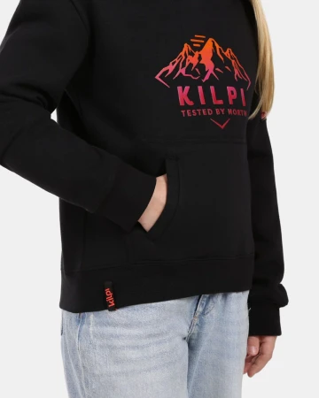 KILPI NORTHEN-JG Černá dívčí mikina