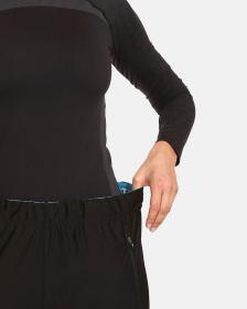 KILPI NORWEL-W Čierne dámske bežecké nohavice